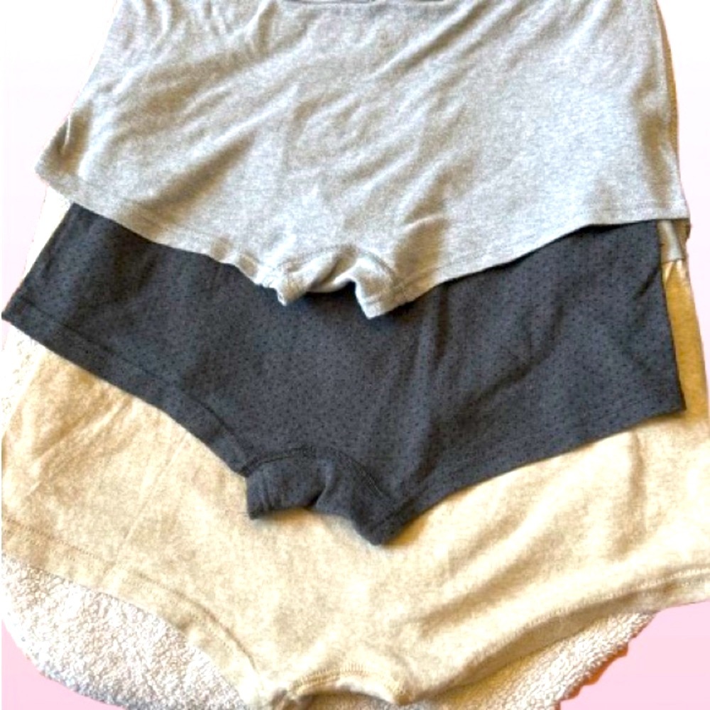 6 Alfani Boxer Briefs Gray Black Comfort Fit